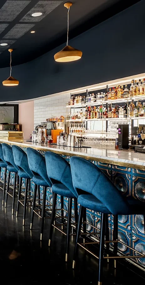 Dining room and bar